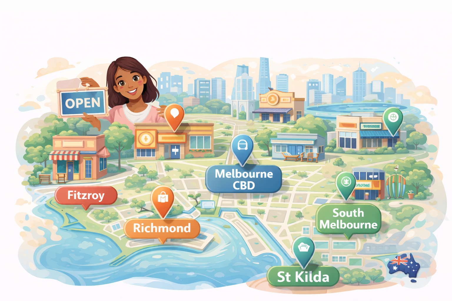 Best Areas to Start a Small Business in Melbourne 2026